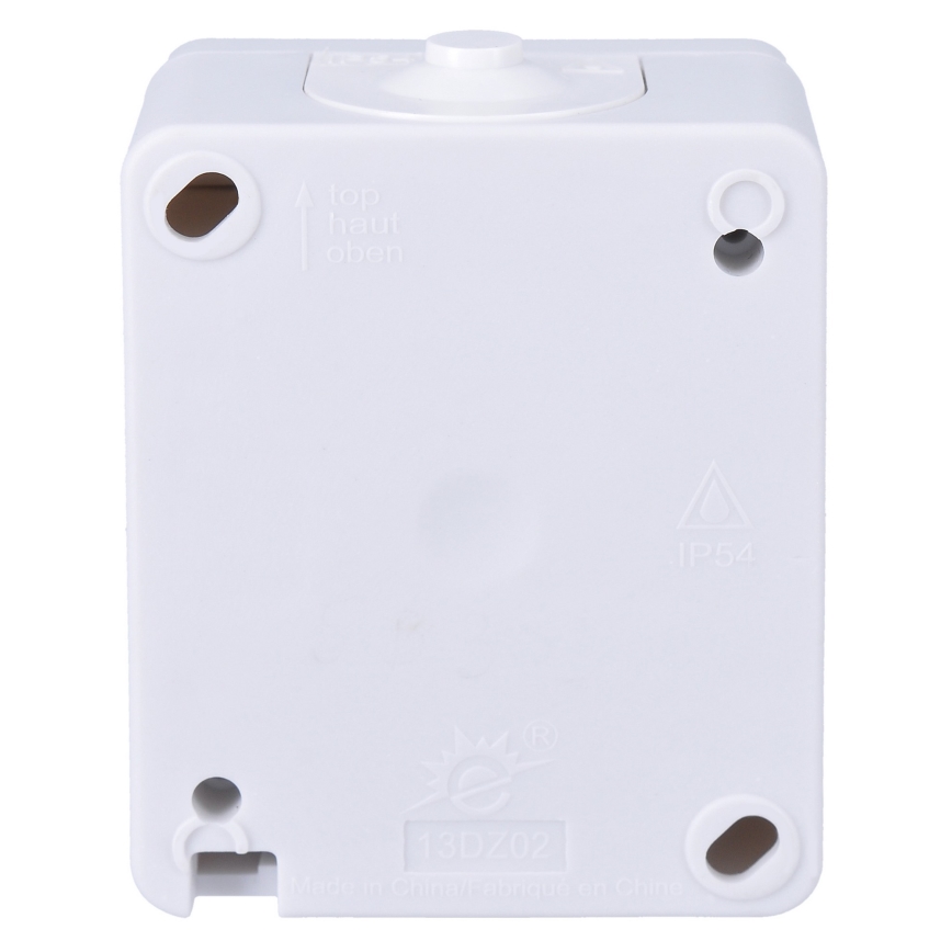 Interruptor unipolar para ambiente húmedo IP54