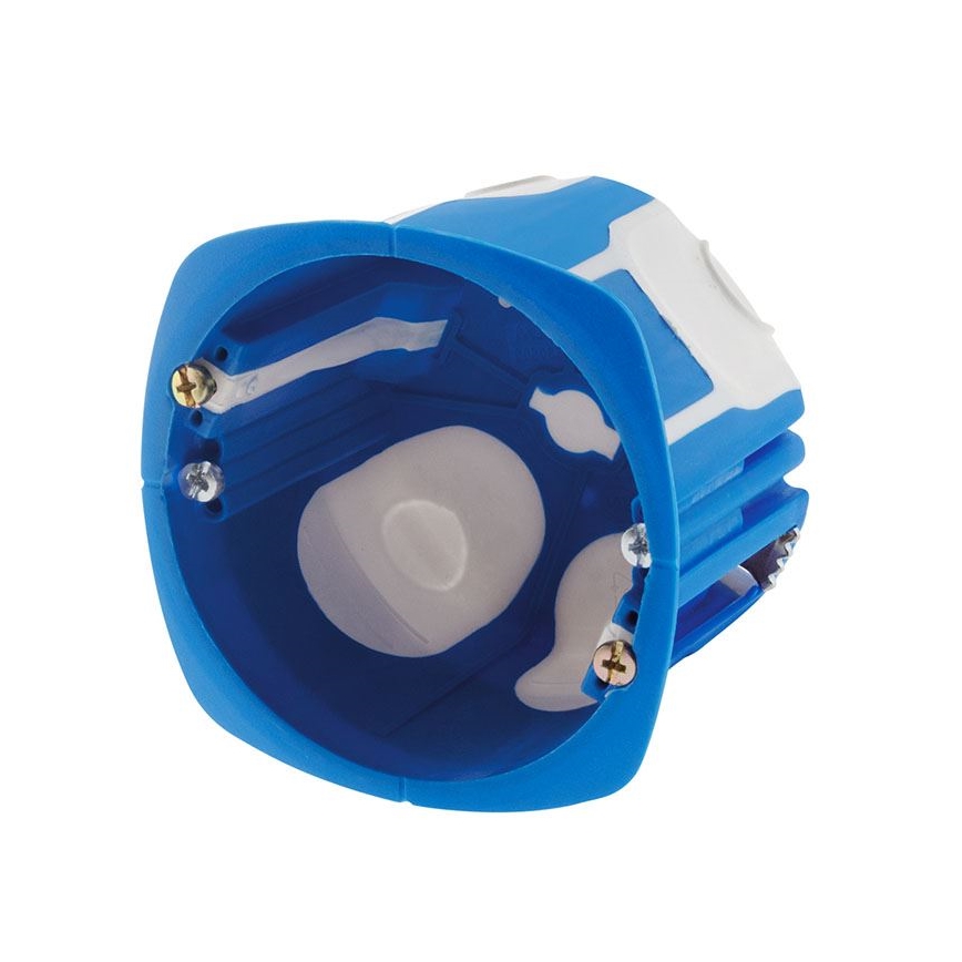 Toma de corriente empotrada en suelo para exterior IP55, blanca, rectangular