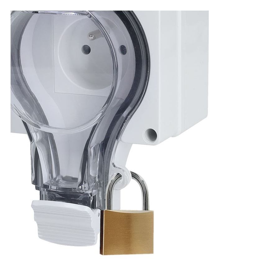 Toma doble de corriente IP66 para entornos húmedos 230V/16A – resistente al agua y al polvo