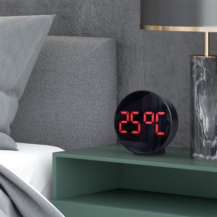 Reloj digital con alarma 5V/3xAAA