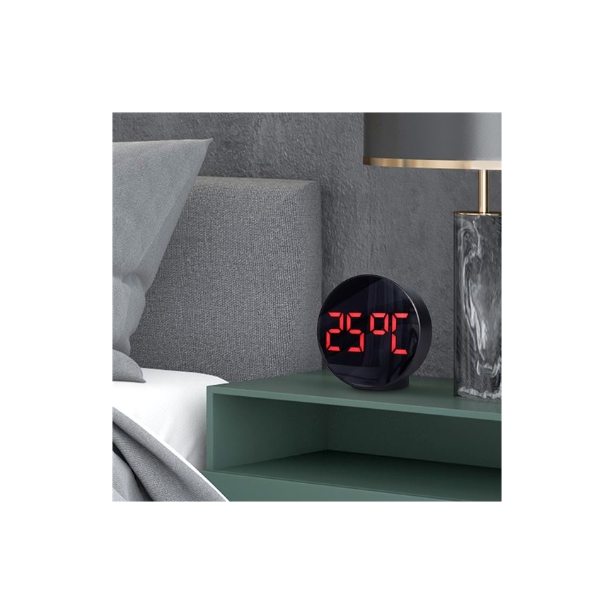 Reloj digital con alarma 5V/3xAAA