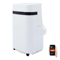 Solight DAC-12000 - Aire acondicionado móvil inteligente 1340W/230V 12000BTU Wi-Fi Tuya + CR