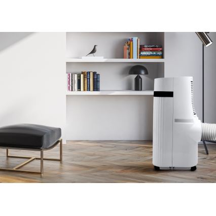 Solight DAC-12000 - Aire acondicionado móvil inteligente 1340W/230V 12000BTU Wi-Fi Tuya + CR
