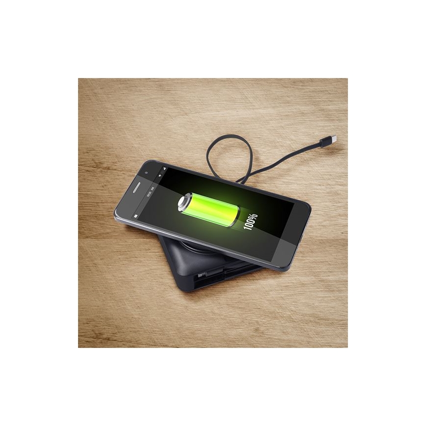 Batería externa con carga inalámbrica 10000 mAh/5V