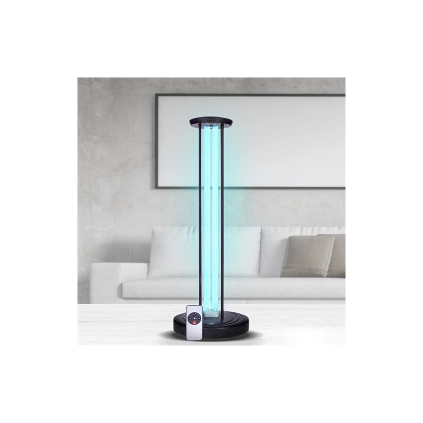 Lámpara germicida desinfectante UVC/100W/230V + control remoto