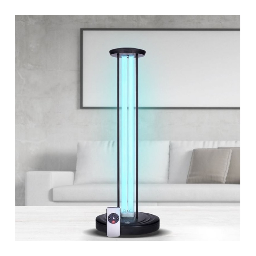 Lámpara germicida desinfectante UVC/38W/230V con mando a distancia
