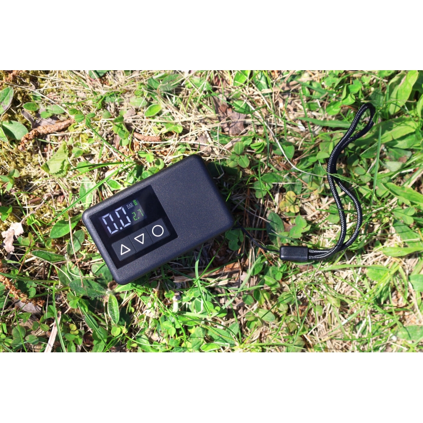 Compresor digital de bolsillo 500 mAh 5V negro