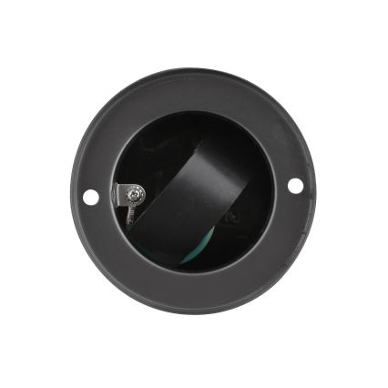 Columna de enchufe de exterior 2Z 230V IP44 negro angular