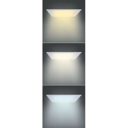 Luminaria empotrada LED/6W/230V 3000/4000/6000K 12x12 cm blanco