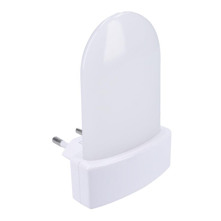 Lámpara de orientación LED RGB con sensor crepuscular para enchufe LED/0,5W/230V