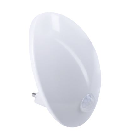 Luz de orientación LED con sensor para enchufes LED/0,7W/230V 3000K