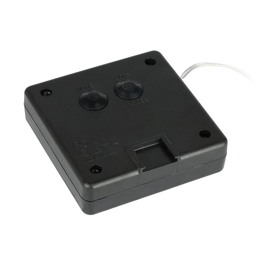 Guirnalda solar decorativa LED, 22 m, batería 3,7 V 800 mAh