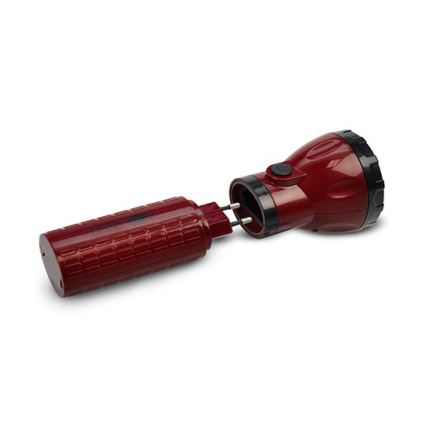 Linterna recargable LED 9xLED/4V 800mAh plug-in