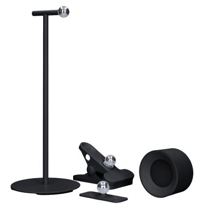 Solight WO68-B - Lámpara LED regulable y recargable 3en1 LED/4W/2000 mAh 3000/4000/6500K negro