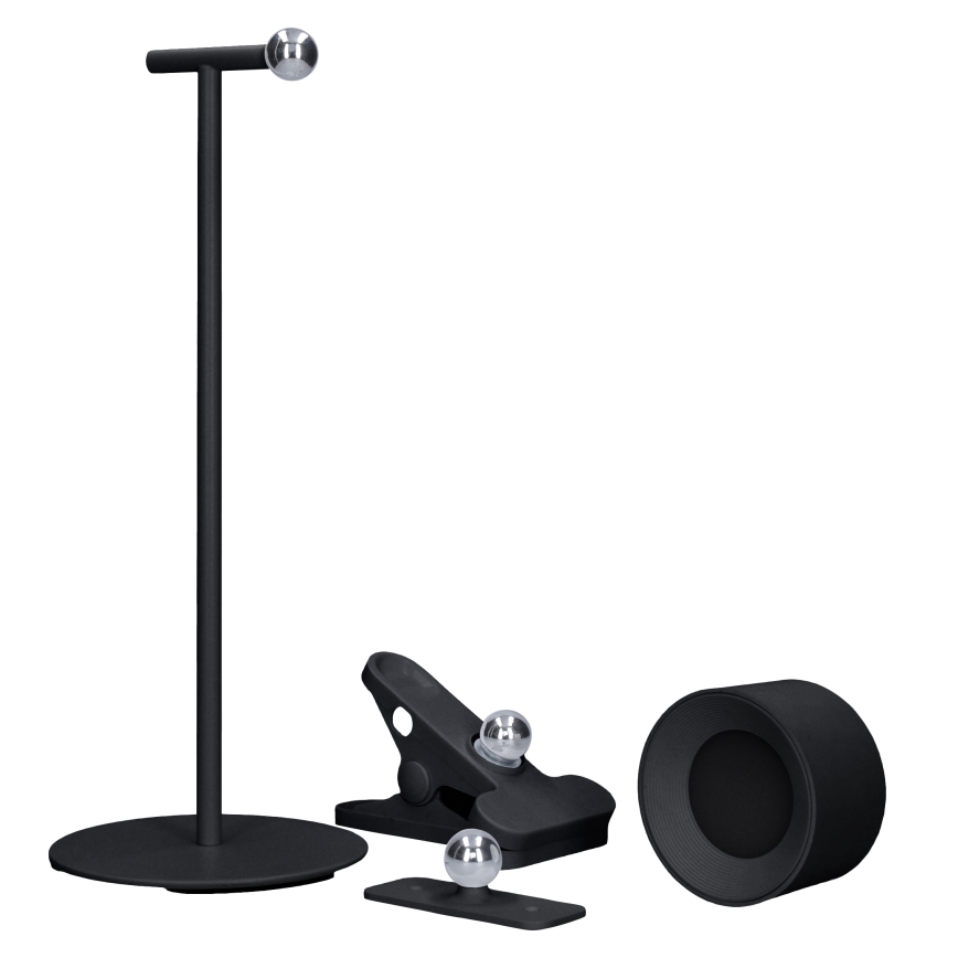 Solight WO68-B - Lámpara LED regulable y recargable 3en1 LED/4W/2000 mAh 3000/4000/6500K negro