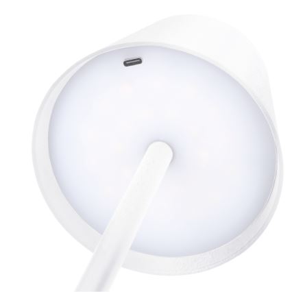Lámpara de mesa táctil recargable y regulable LED LUCCA LED/3,7V 3000/4000/6500K 2000 mAh blanca