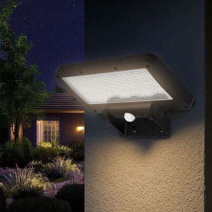 Proyector solar con sensor LED/5W/3,7V 1500 mAh IP54