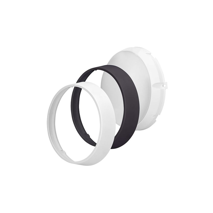 Aplique LED de pared exterior 2 en 1 LED/20W/230V 3000/4000/6500K IP65 Ø 22 cm