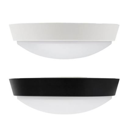 Aplique LED de pared exterior 2 en 1 LED/20W/230V 3000/4000/6500K IP65 Ø 22 cm