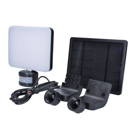 Foco solar LED con sensor de movimiento LED/11W/3,7V 4400mAh 3000K/4000K/6500K IP54