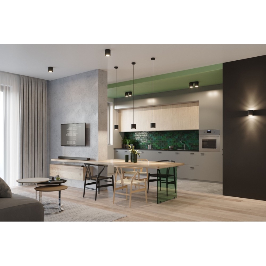 Foco de pared ORBIS 1 1xG9/40W/230V negro
