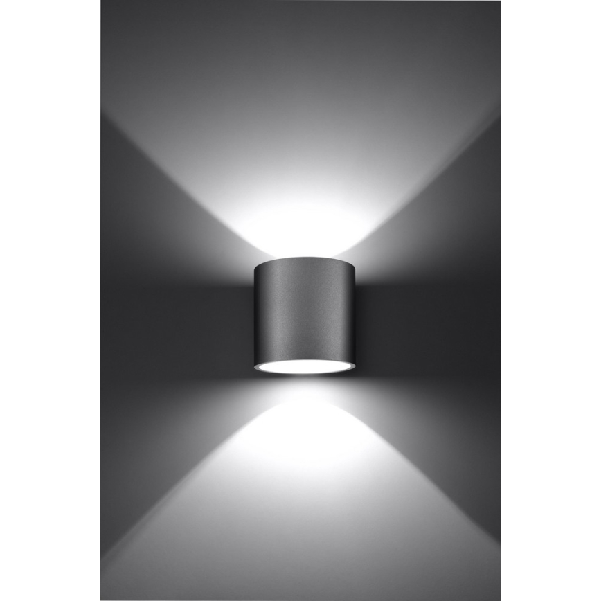 Foco de pared ORBIS 1 1xG9/40W/230V gris