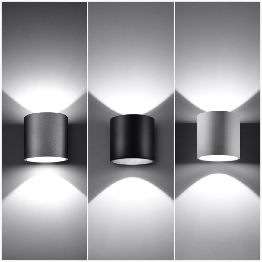Foco de pared ORBIS 1 1xG9/40W/230V gris