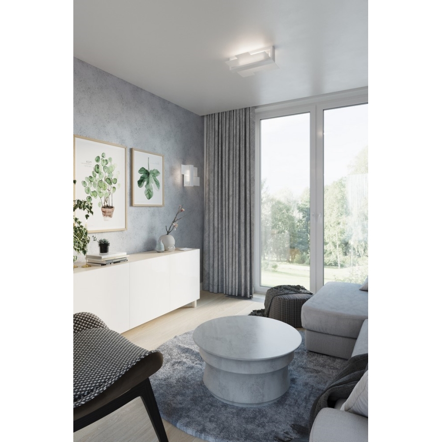 Aplique FENIKS 1 1xE27/60W/230V blanco