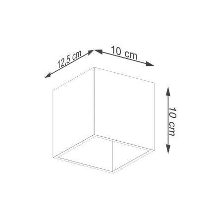 Foco de pared QUAD 1xG9/8W/230V abedul/haya