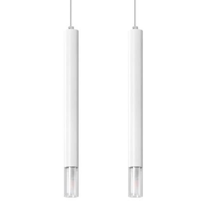 Lámpara colgante VIZIER 2xG9/40W/230V blanco