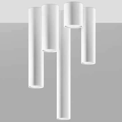 Foco LAGOS 1xGU10/10W/230V 20 cm blanco