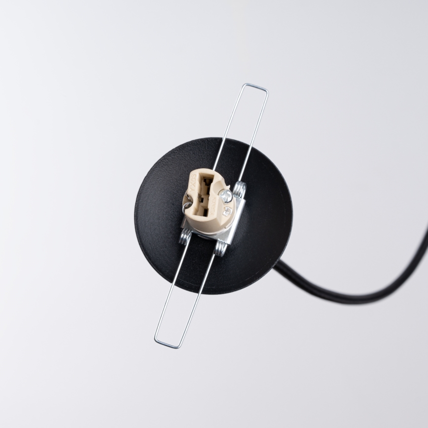 Lámpara colgante BRINA 3xG9/8W/230V negro