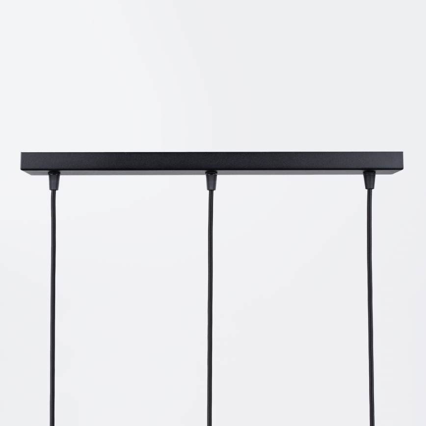 Lámpara colgante BRINA 3xG9/8W/230V negro
