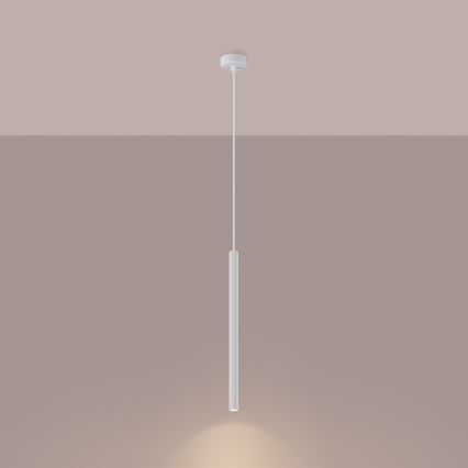 Lámpara colgante ARCHE 1xG9/8W/230V blanco