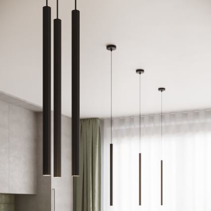 Lámpara colgante ARCHE 1xG9/8W/230V negro