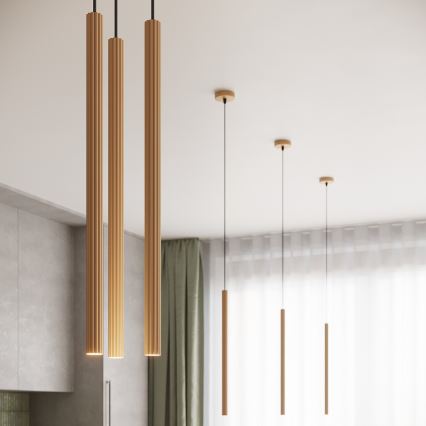 Lámpara colgante ARCHE 1xG9/8W/230V dorado