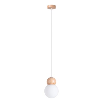 Sollux SL.1390 - Lámpara colgante con cable PEKKA 1xG9/8W/230V blanca