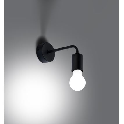 Aplique NORAH 1xE27/15W/230V negro