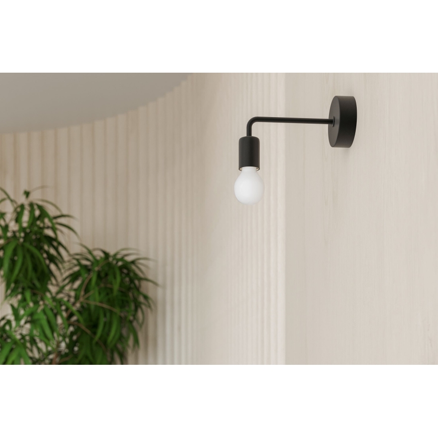 Aplique NORAH 1xE27/15W/230V negro