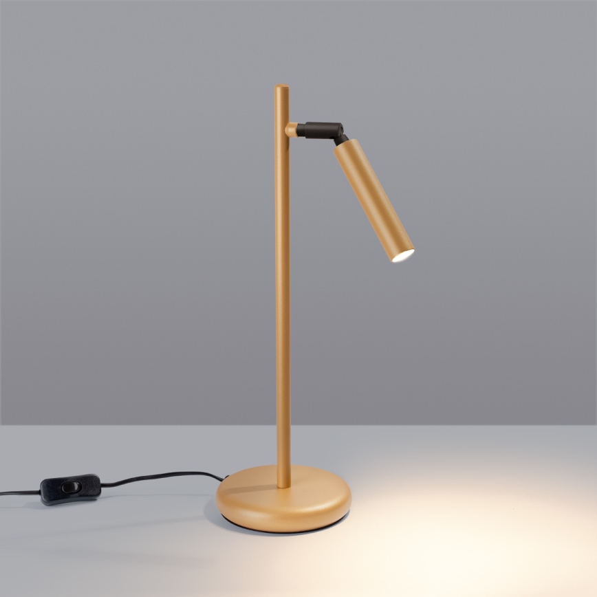 Lámpara de mesa PASTELO 1xG9/8W/230V dorado