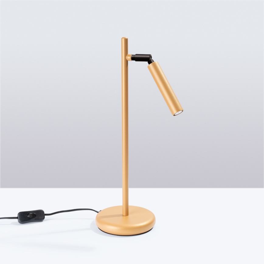 Lámpara de mesa PASTELO 1xG9/8W/230V dorado