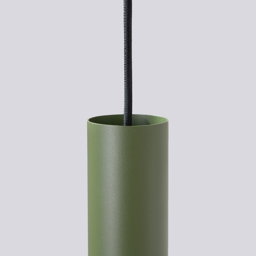 Lámpara colgante LAGOS 1xGU10/10W/230V verde