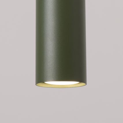 Lámpara colgante LAGOS 3xGU10/10W/230V verde