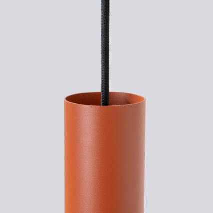 Lámpara colgante LAGOS 3xGU10/10W/230V rojo