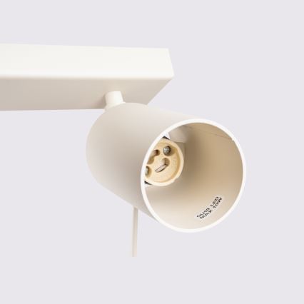 Foco RING 6xGU10/10W/230V color crema
