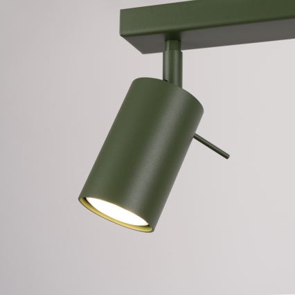 Foco RING 6xGU10/10W/230V verde