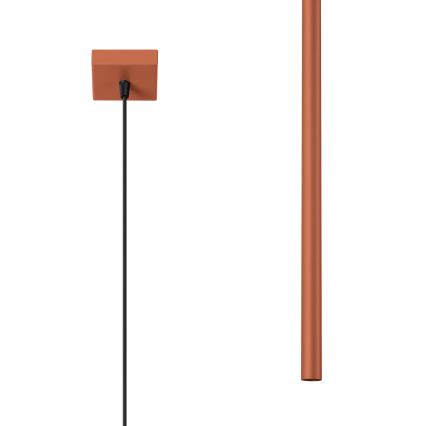 Lámpara colgante PASTELO 1xG9/8W/230V rojo
