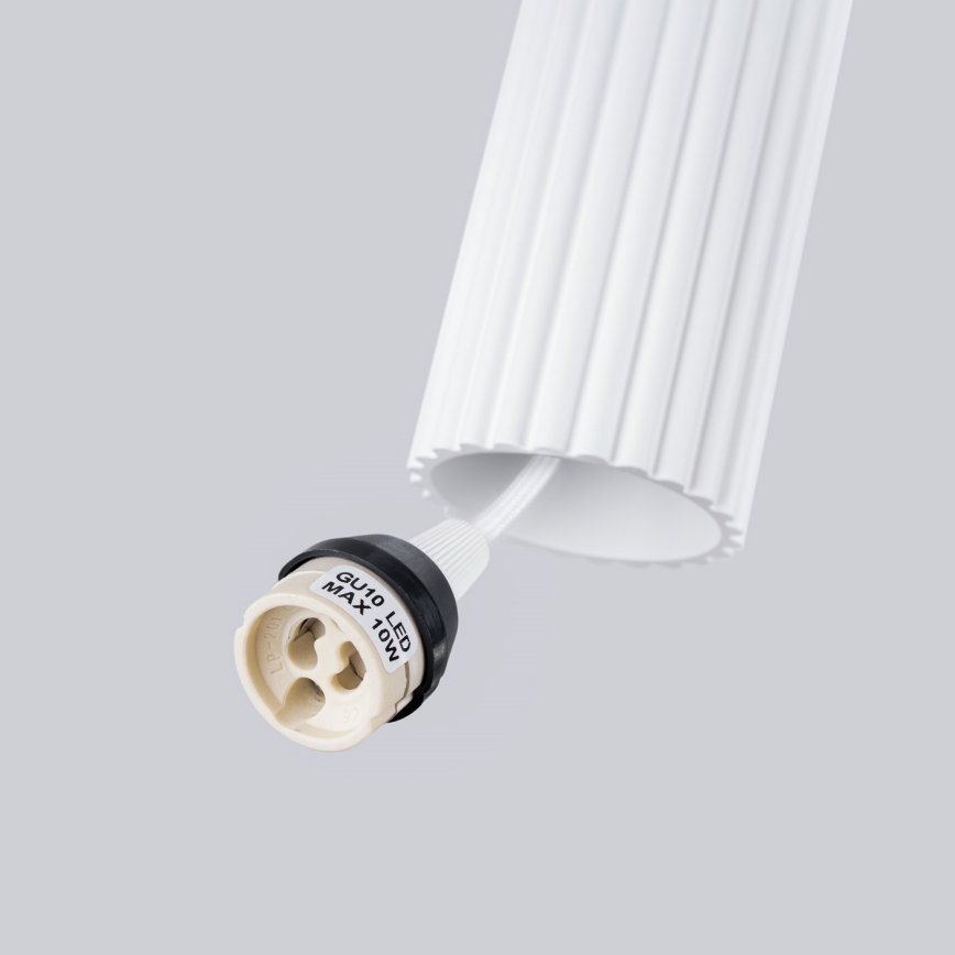 Lámpara colgante KARBON 3xGU10/10W/230V blanco