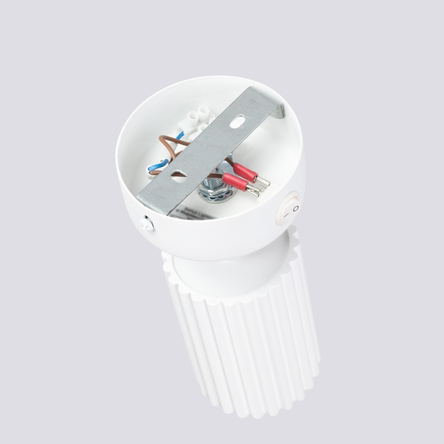 Foco de pared KARBON 1xGU10/10W/230V blanco
