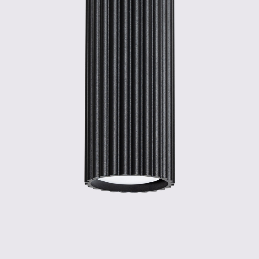 Lámpara colgante KARBON 3xGU10/10W/230V negro